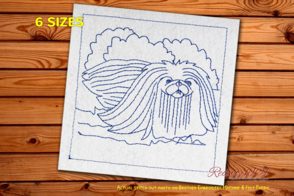 Hairy Pekingese Dog Redwork: A Detailed Review