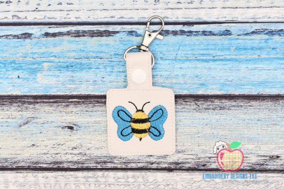 Striped Flying Bee in the Hoop Keyfob Review