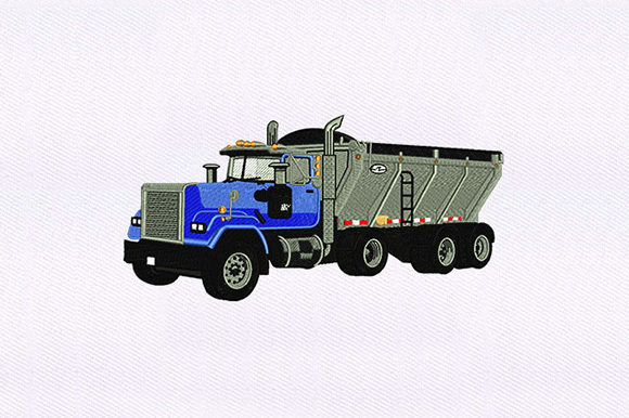 Trash Dump Truck: A Versatile Embroidery Design